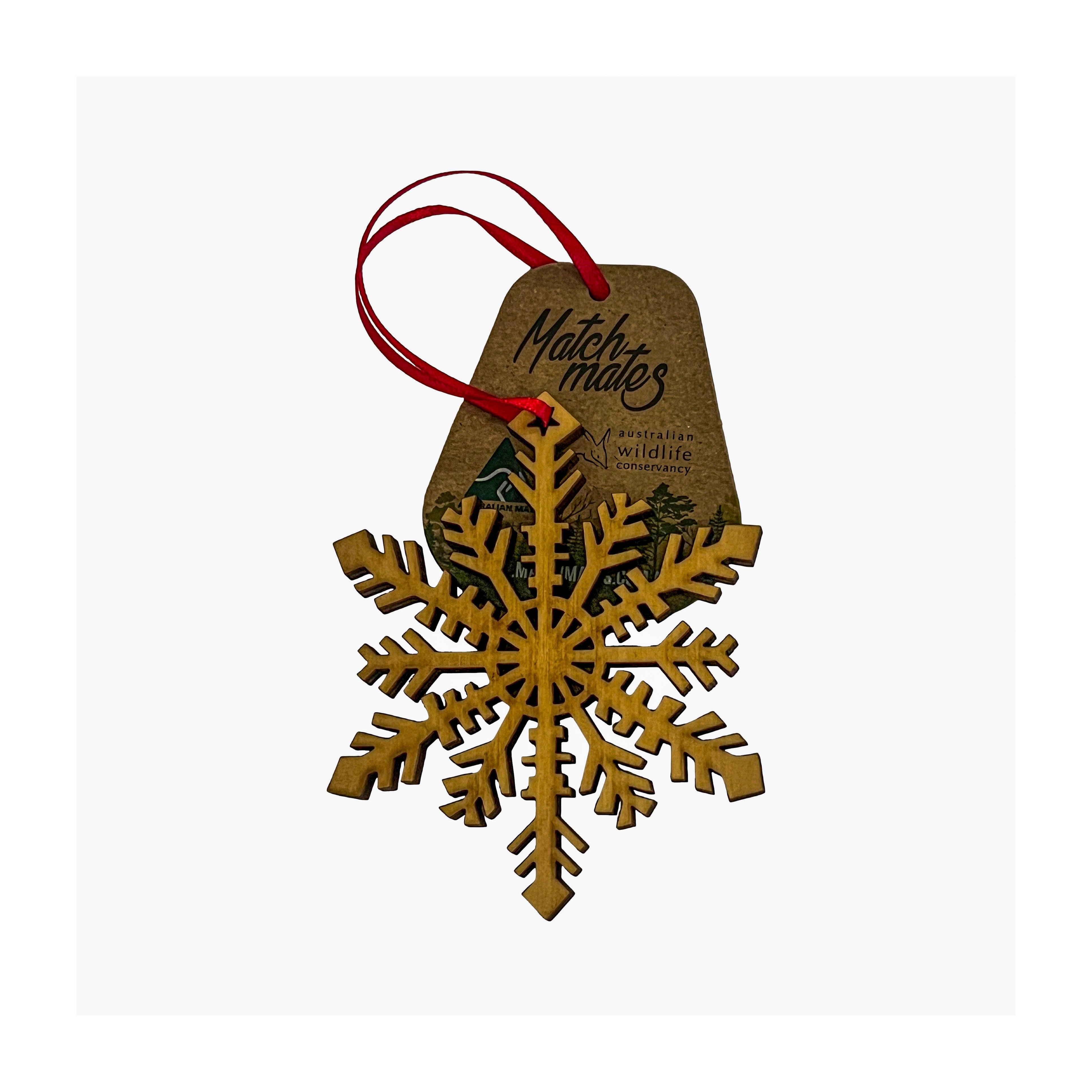 Snowflake Wooden Christmas Decoration