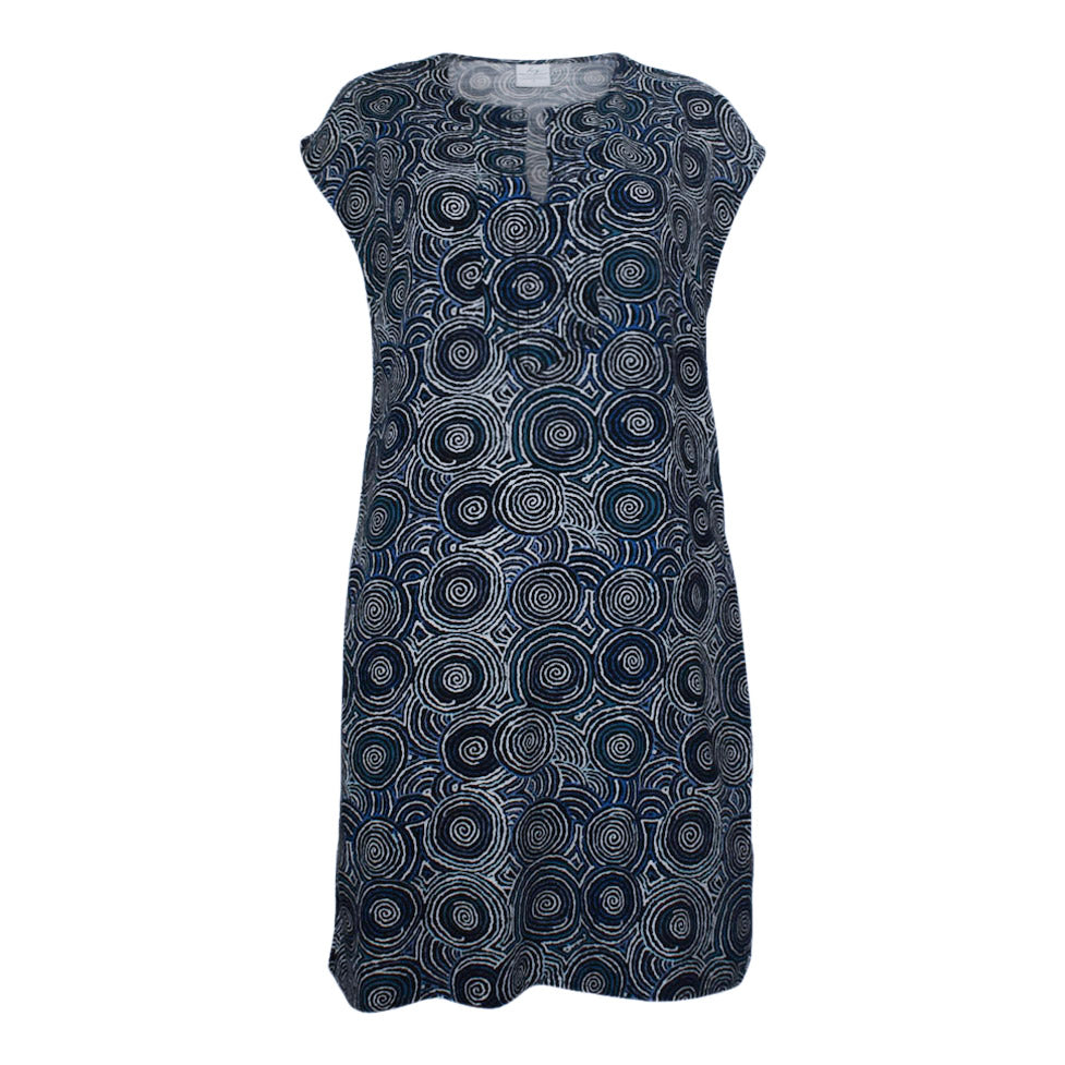 Bamboo Dress Aboriginal Art - Mina Mina