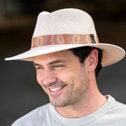 Dune Explorer Flexibraid Fedora Hat in Wheat