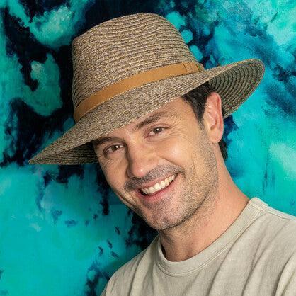 Kimberley Adventurer Fedora in Mixed Oatmeal or Charcoal