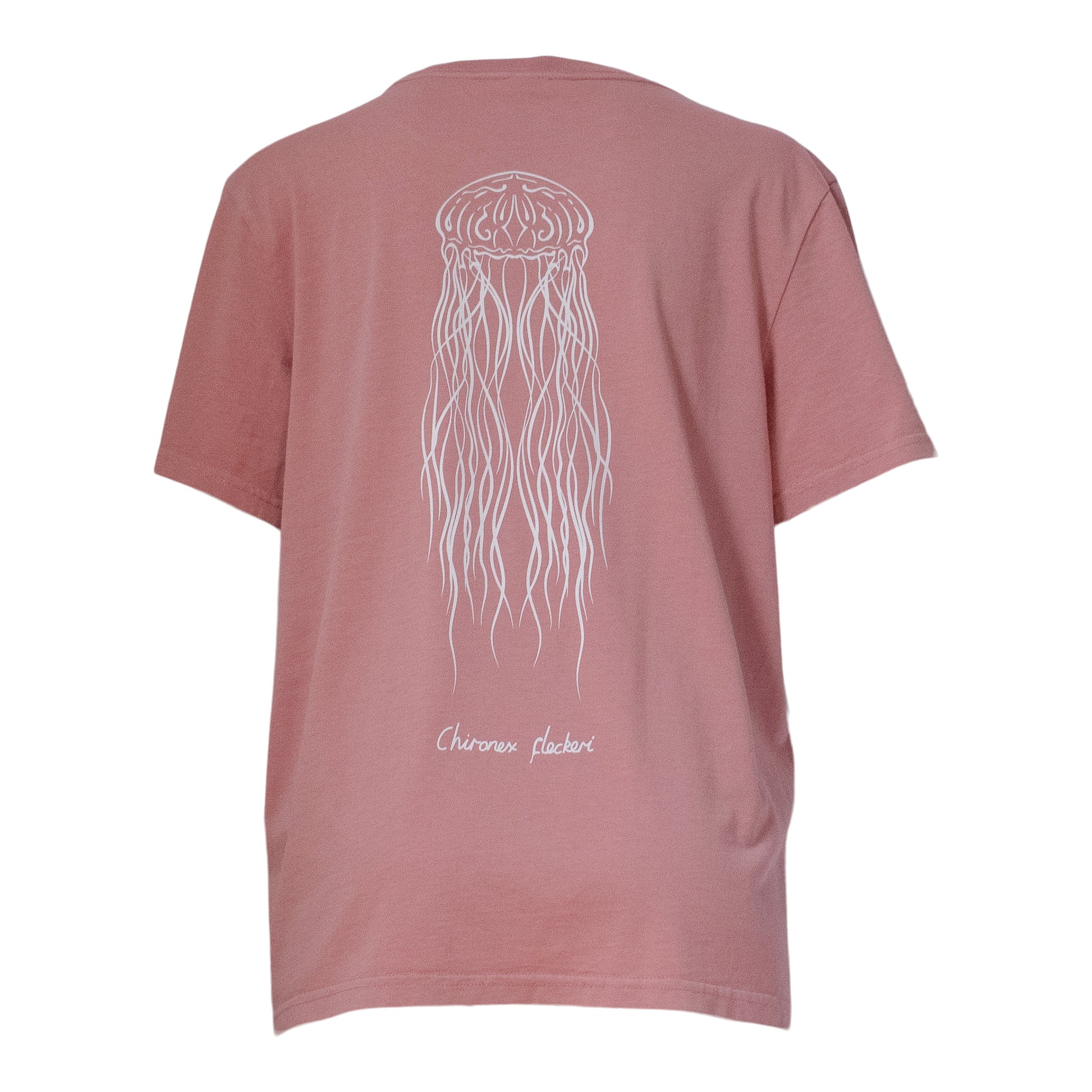 White Box Jellyfish T-Shirt - Dusty Pink