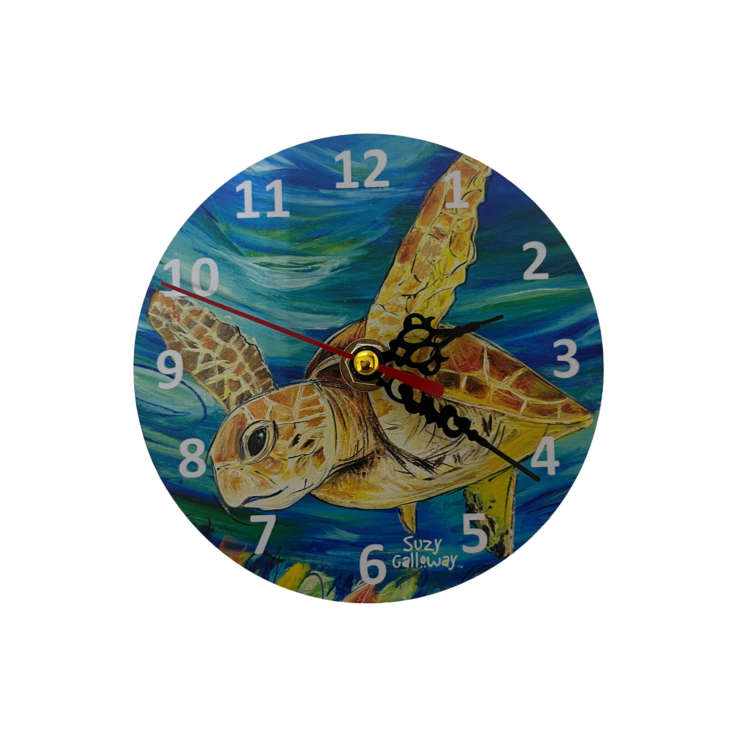 Sea Turtle Wall or Table Clock