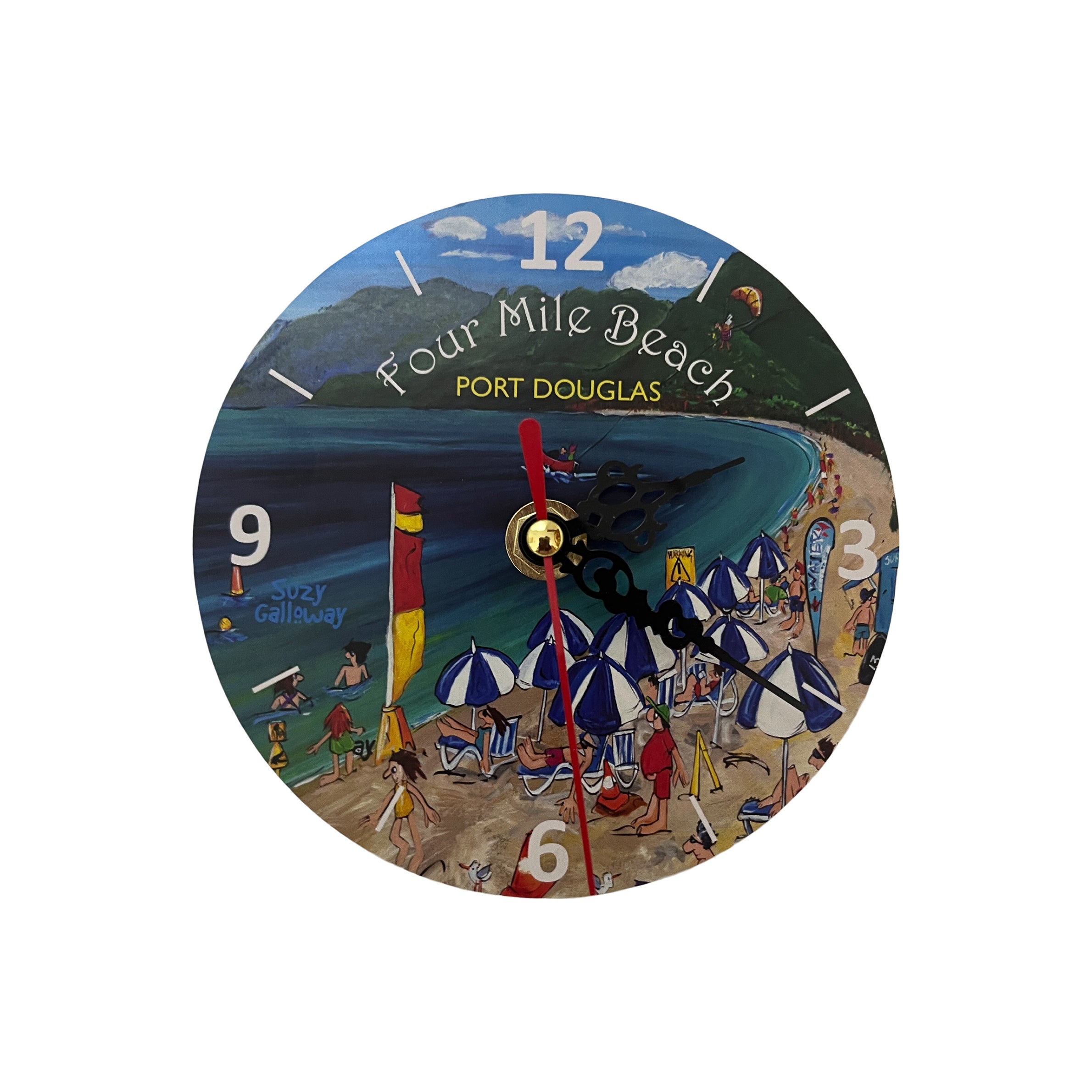 Port Douglas Four Mile Beach Souvenir Wall Or Table Clock