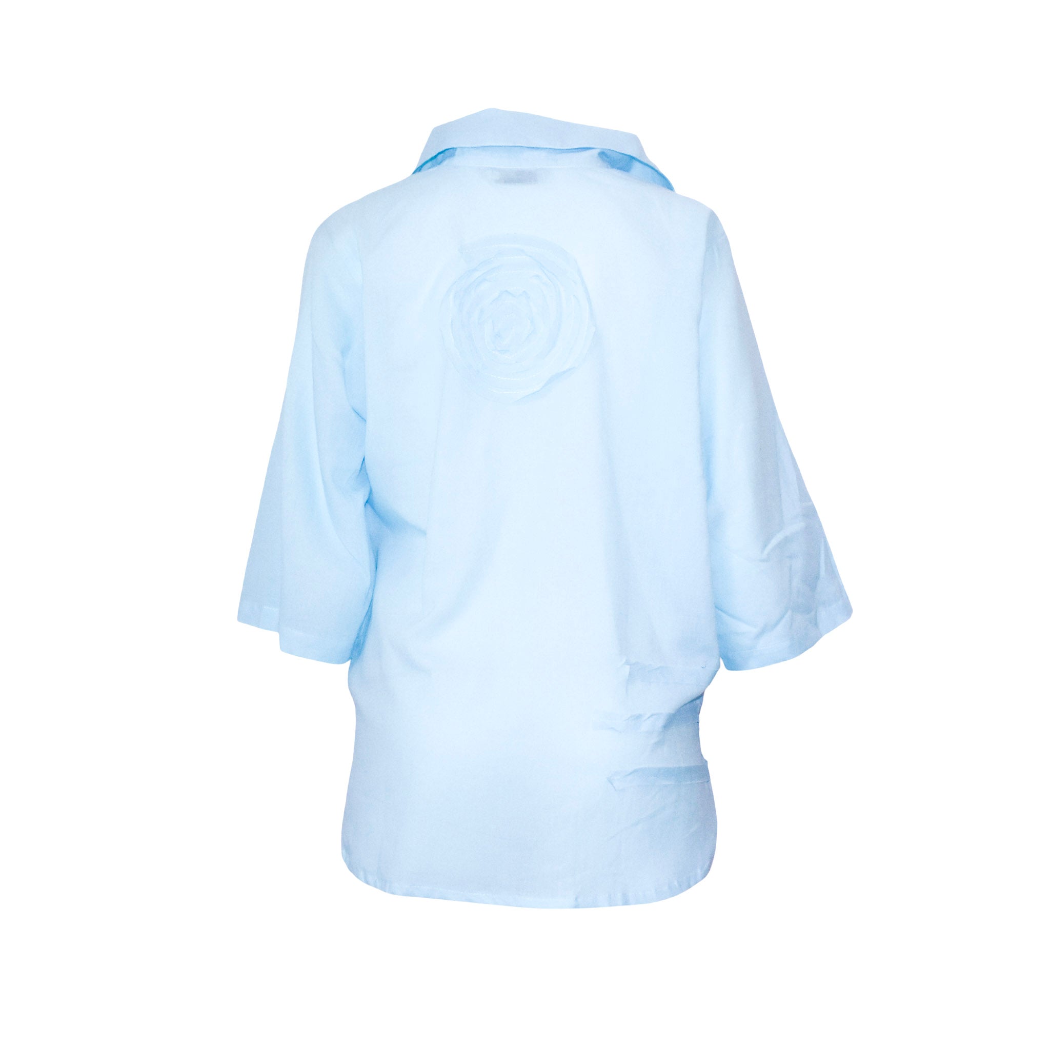 Lilly Shirt in Raspberry, White & Light Blue