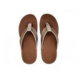 Premium Bling Orthotic Thongs - Sand