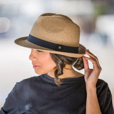 Resort Trilby Hat in Ivory or Caramel
