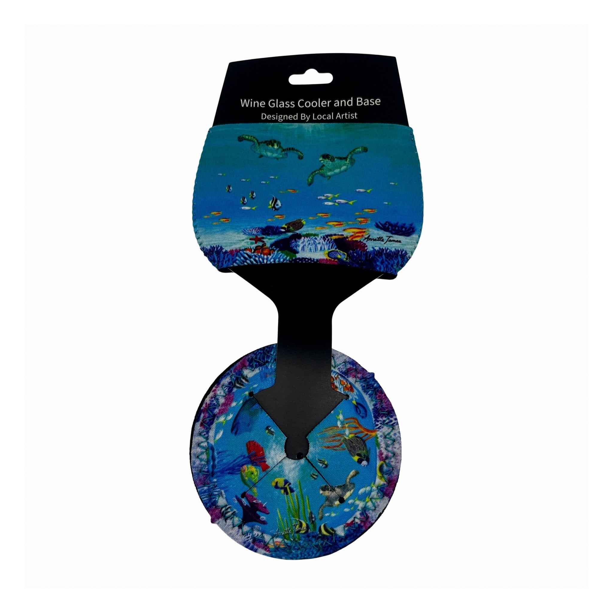 Wine Glass Cooler & Base - Assorted Designs
