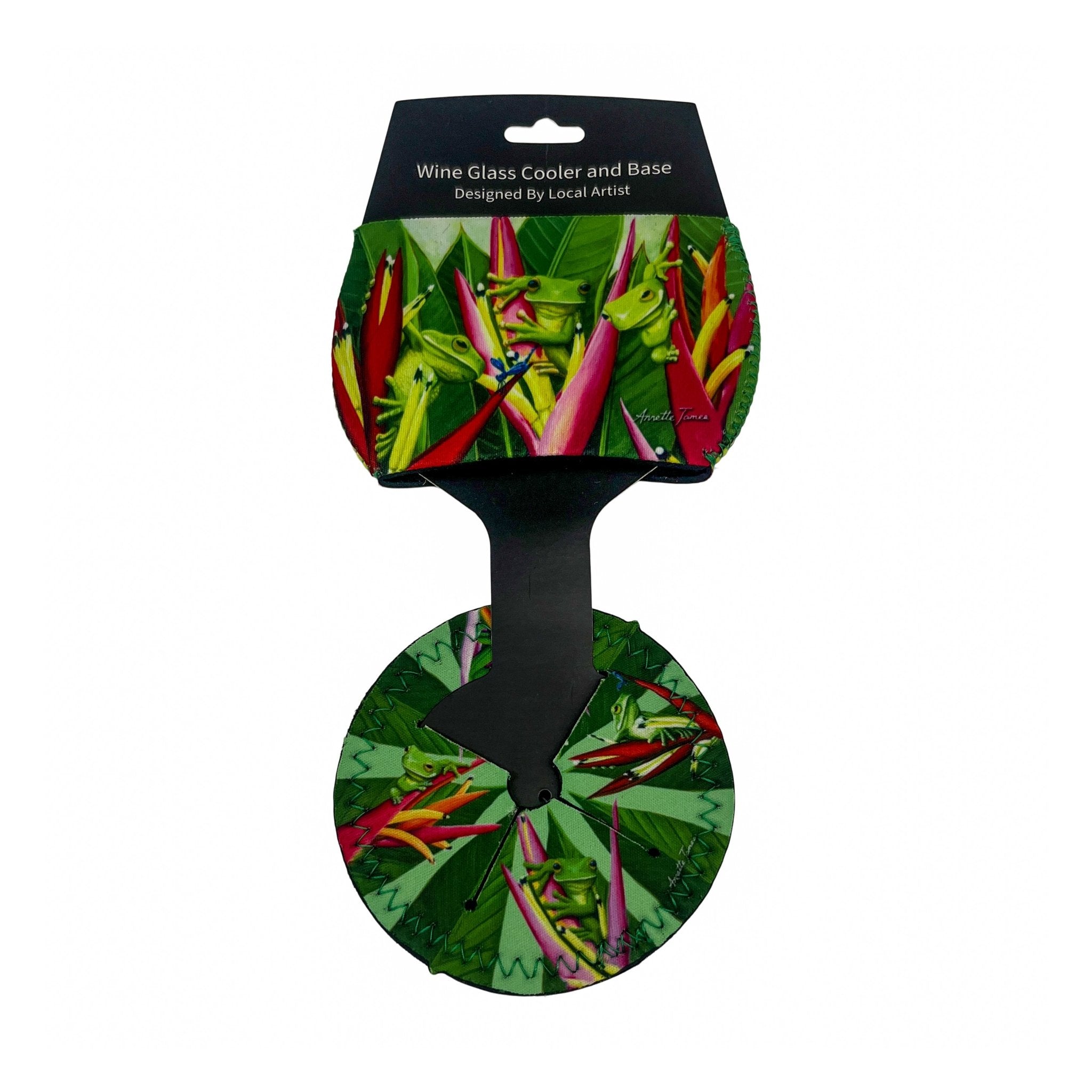 Wine Glass Cooler & Base - Assorted Designs