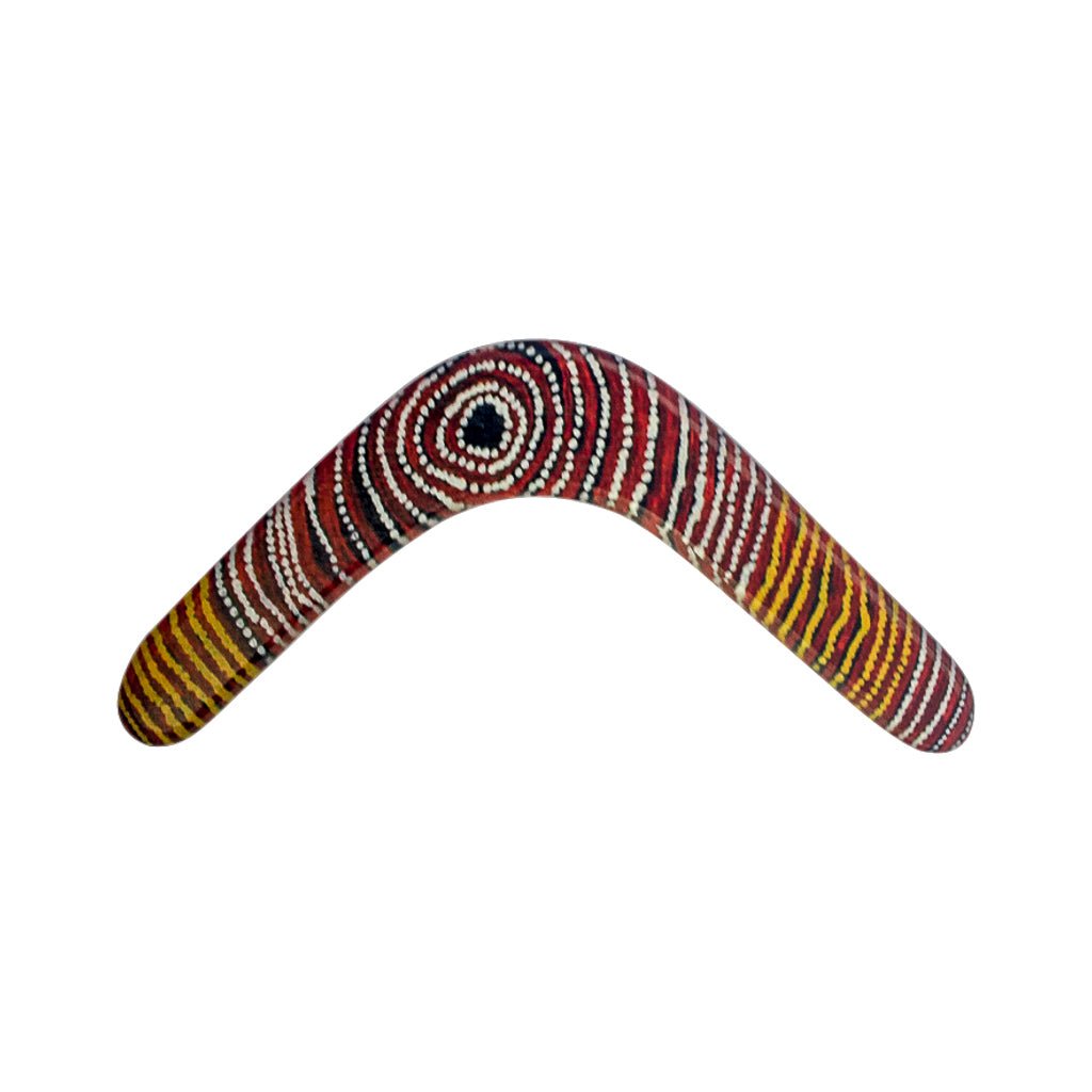 Boomerang - by Aboriginal Artist Wentja Morgan Napaltjarri