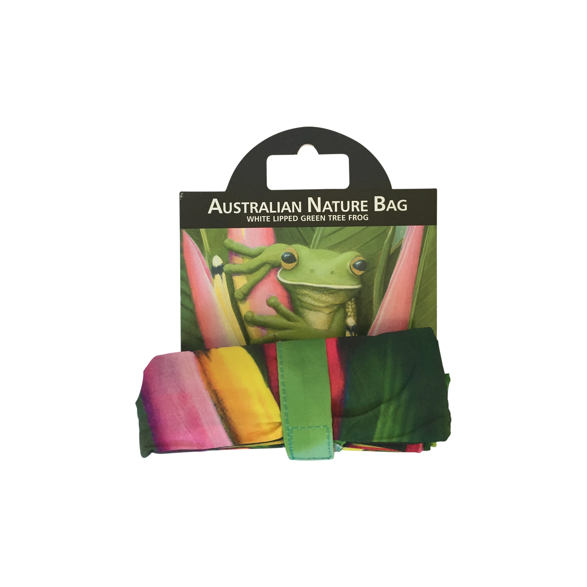 Green Tree Frog Foldable Tote