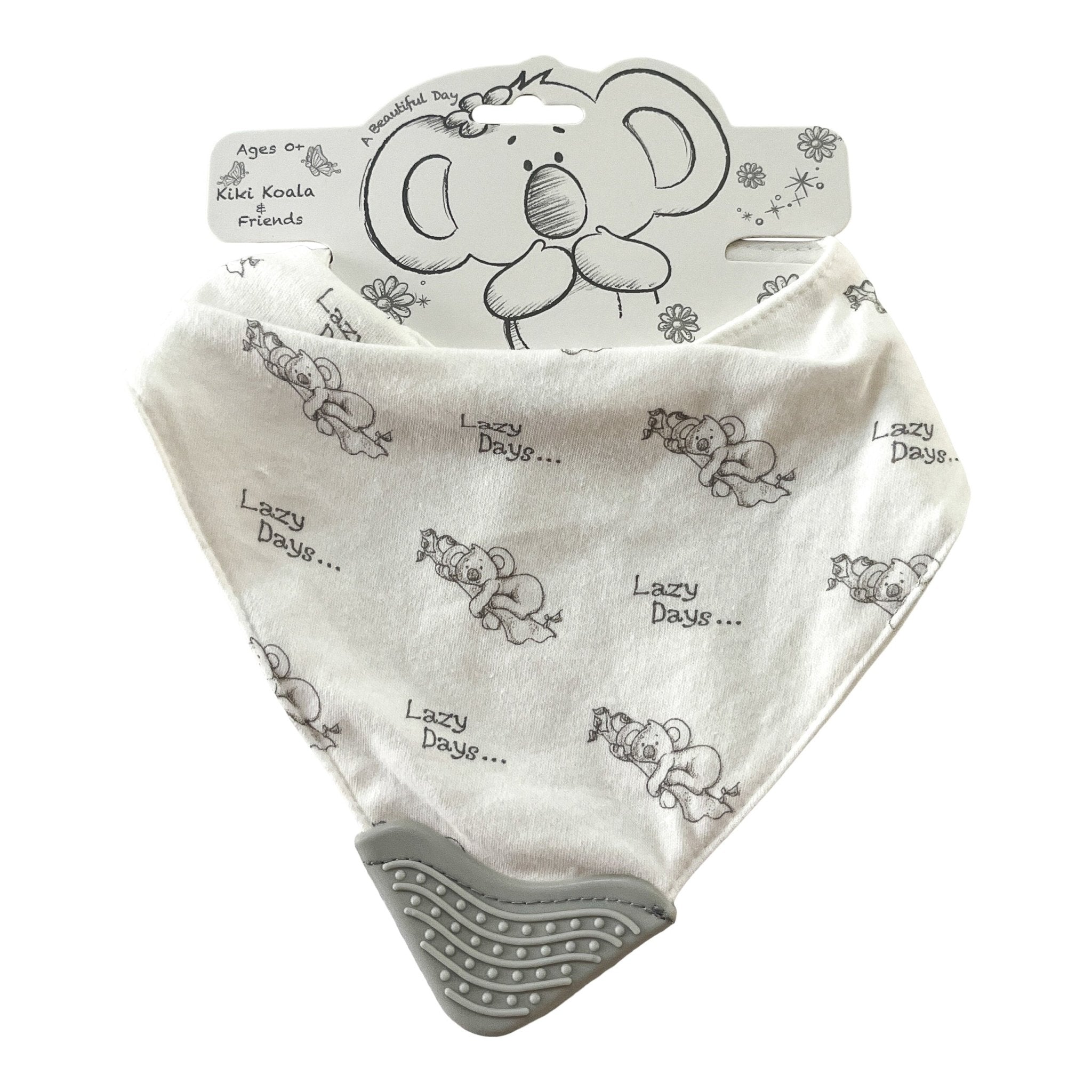 Koala Bandana Bib with Teether