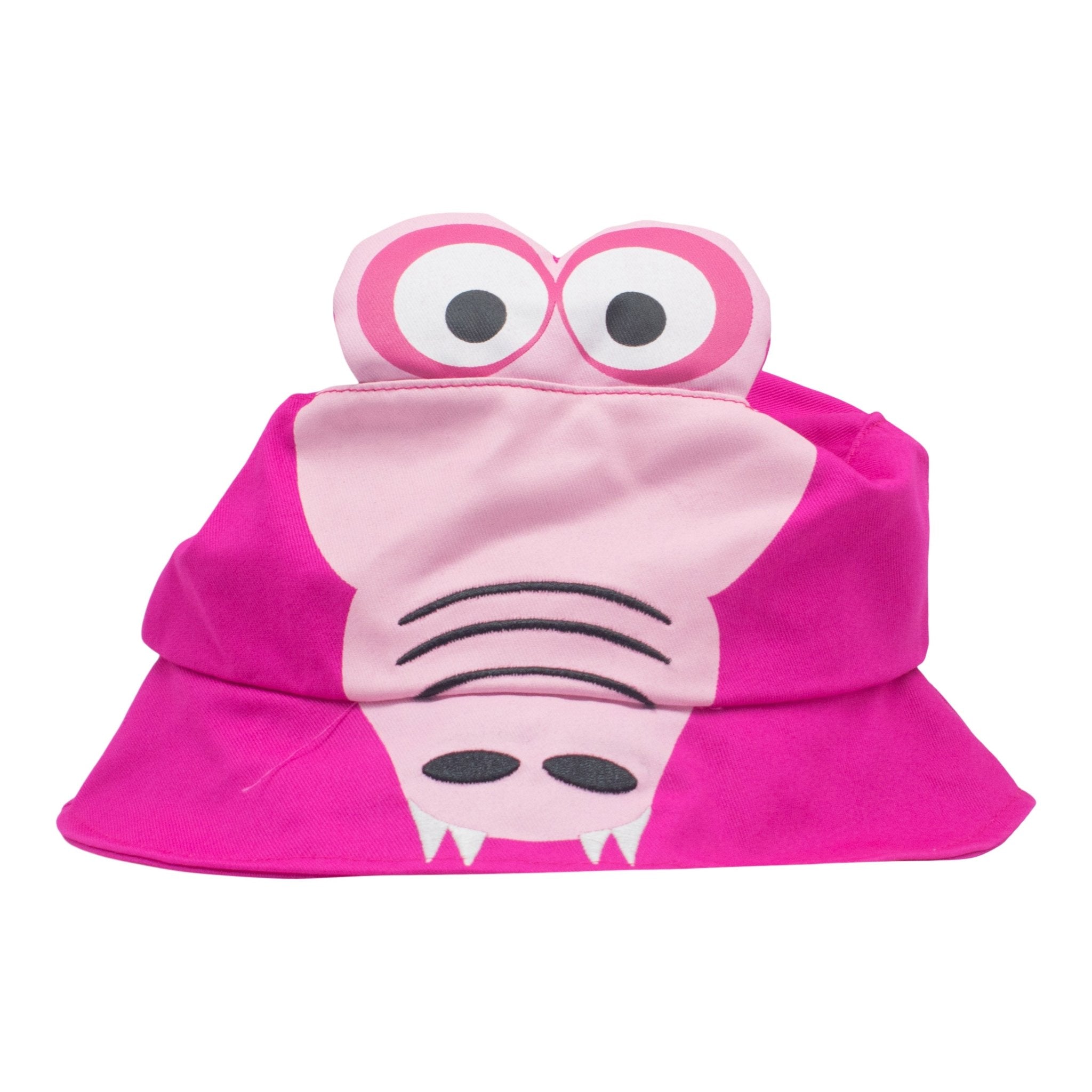 Crocodile Bucket Hat - Pink