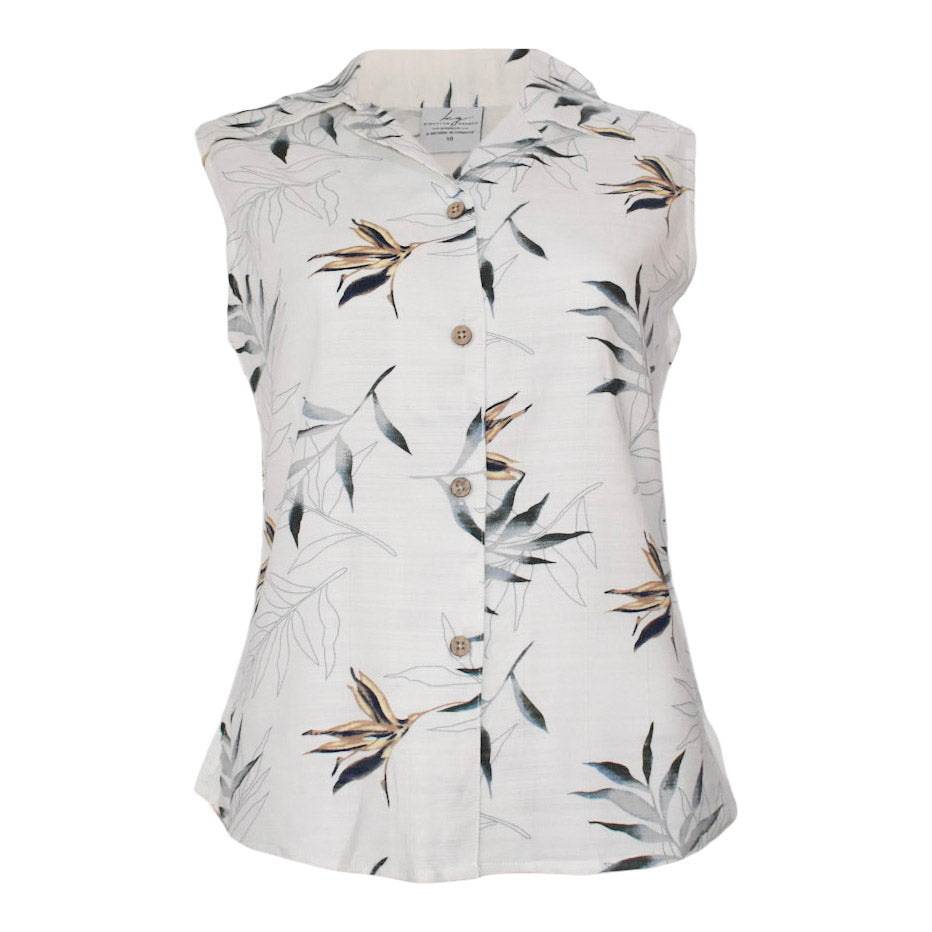 Bamboo Women's Shirt Sleeveless - Fern