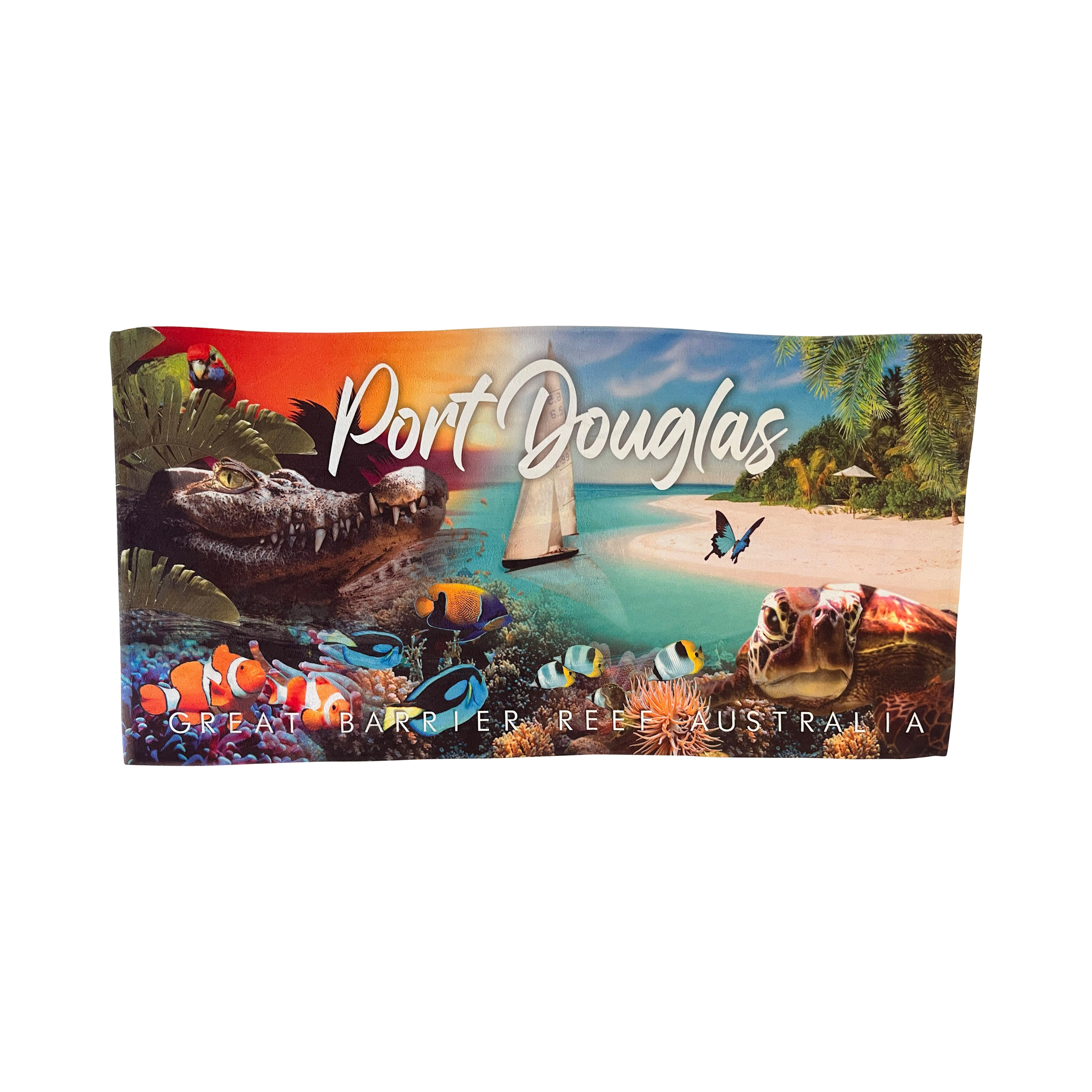 Port Douglas Great Barrier Reef Beach Towel