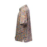 Bamboo Men's Shirt Aboriginal Art - Yirrkala Dreaming