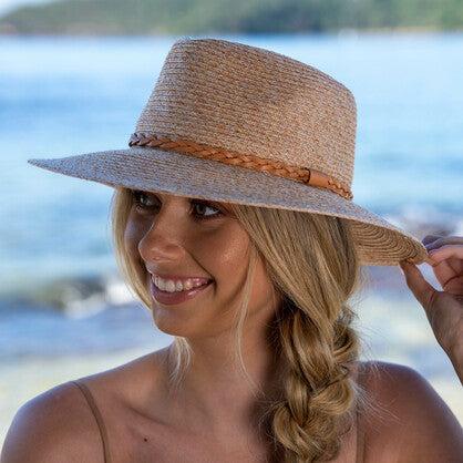 Dingo Creek Fedora Hat in Pink or Apricot