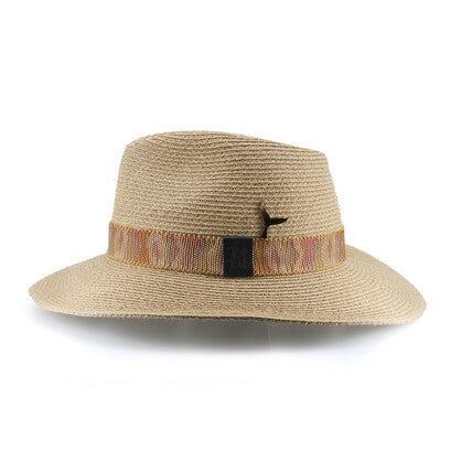 Desert Explorer Raffia Braid Fedora / Cowboy Hat