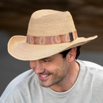 Desert Explorer Raffia Braid Fedora / Cowboy Hat