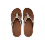Arch Support Premium Bling Orthotic Thongs - Sand Top View