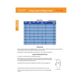 Arch Support Rebound Orthotic Slides - Black Size Chart