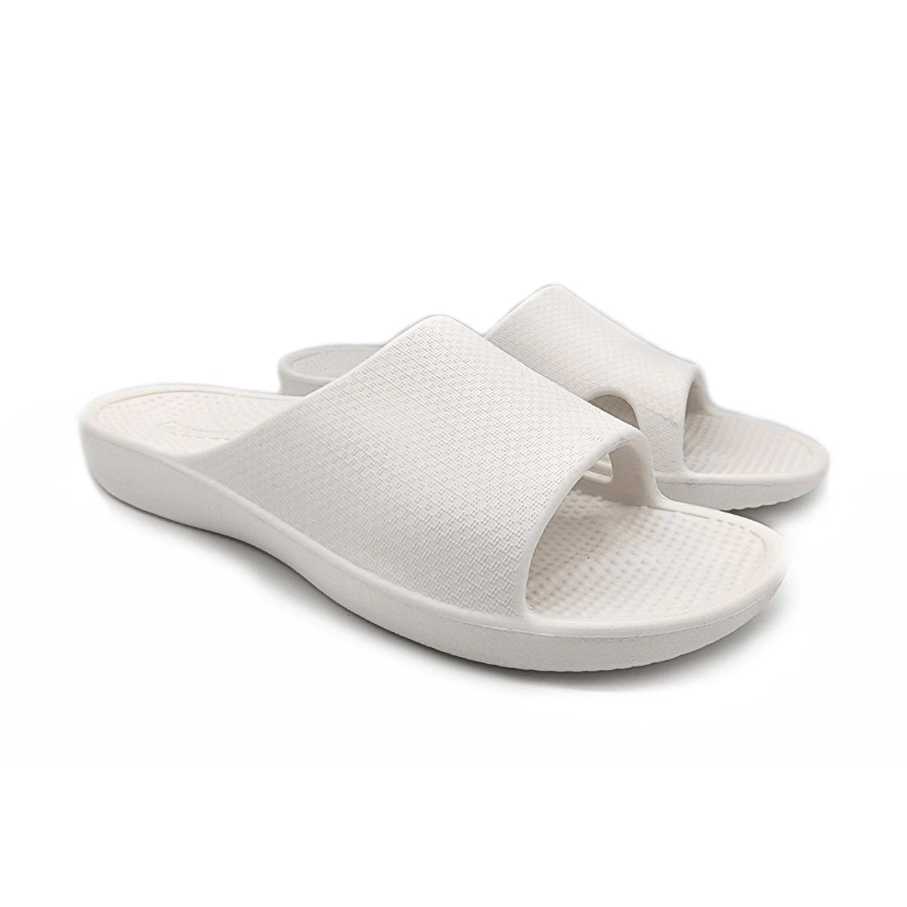 Arch Support Rebound Orthotic Slides - White Side View