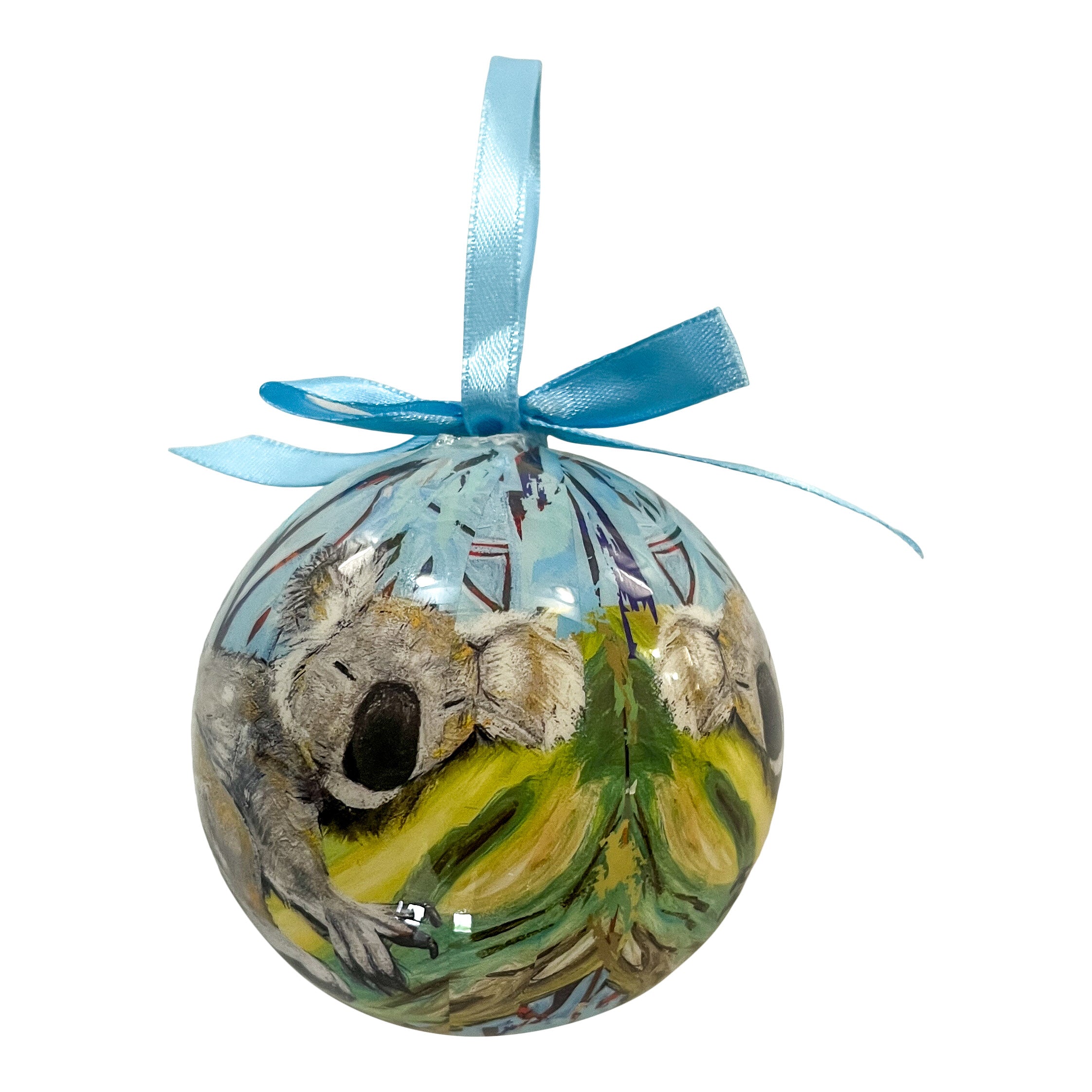 Aussie Xmas Decoration - Sleepy Koala Port Douglas Australia Bauble 