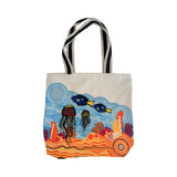 Australian Aboriginal Print Tote Bags - Reef Symphony