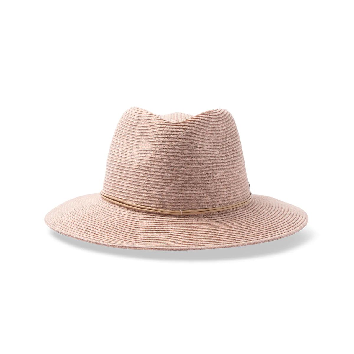 Avoca Flexibraid Fedora Hat in Cinnamon or Old Rose