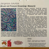 Bamboo Dress Aboriginal Design - Brush Tail Possum Story Card