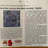 Bamboo Women's Sleeveless Shirt Aboriginal Design - Mina Mina Story Card