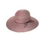 Bermuda Capeline Wide Brim Summer Hat in Latte, Sienna, Black/White