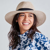 Cafe Fedora In Ivory, Butter Yellow, Turquoise & Old Rose
