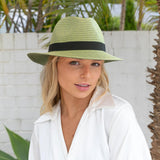Carolina Fedora Hat in Marsala or Lime