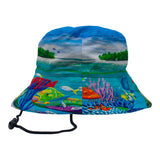 Bucket Hat - Green Turtle & Great Barrier Reef