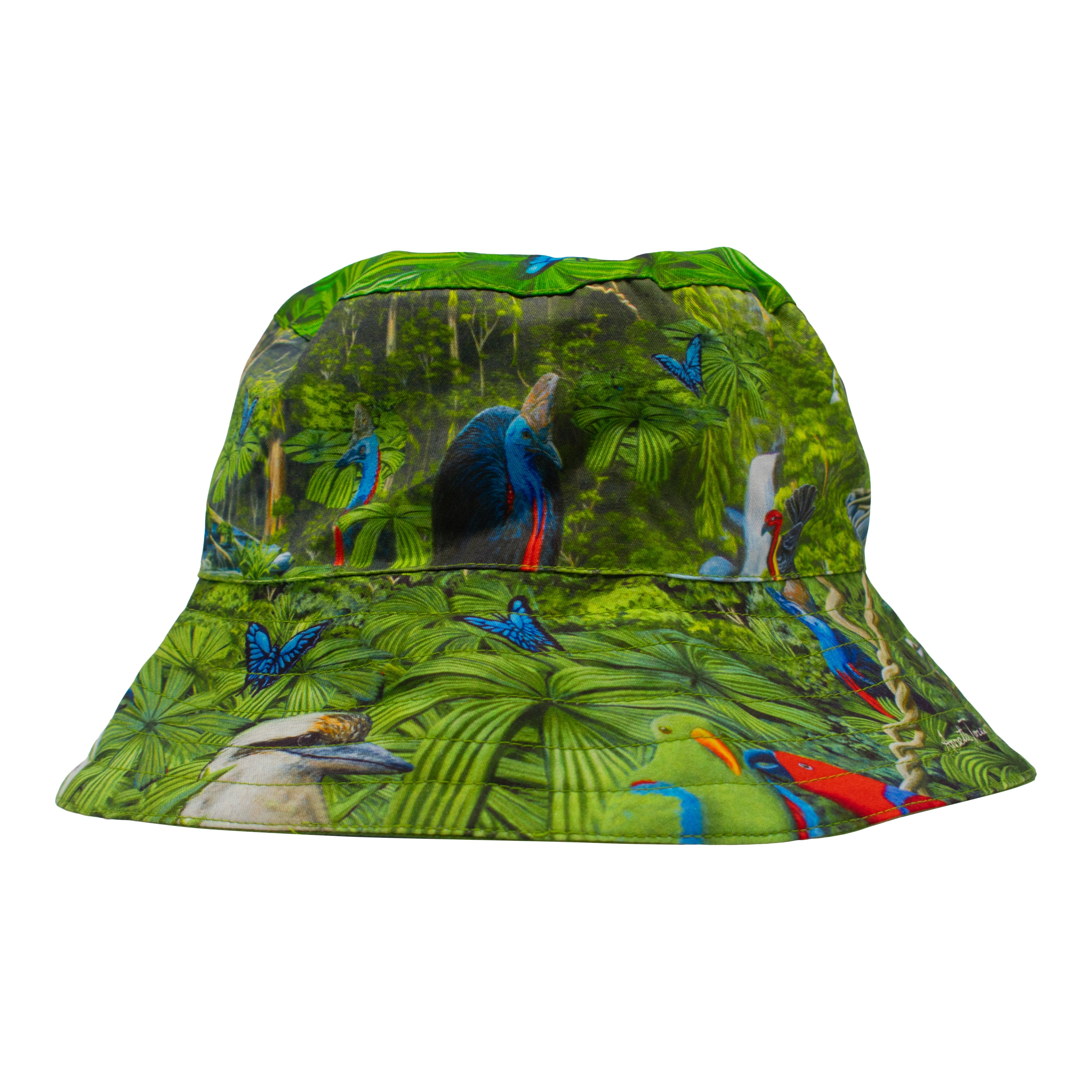 Bucket Hat - Tropical Rainforest Design