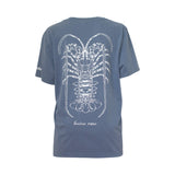 Crayfish T-shirt - Faded Blue