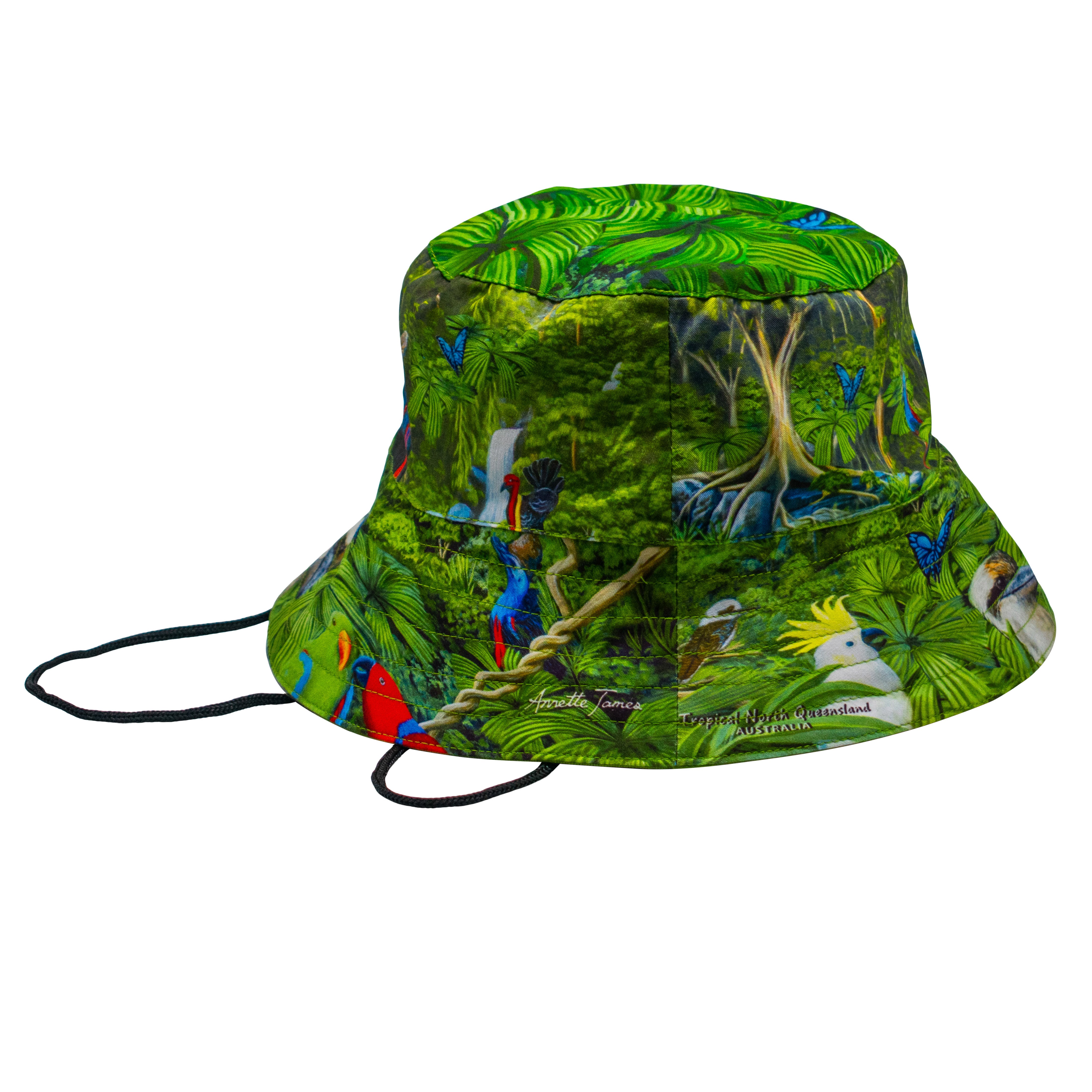 Bucket Hat - Tropical Rainforest Design