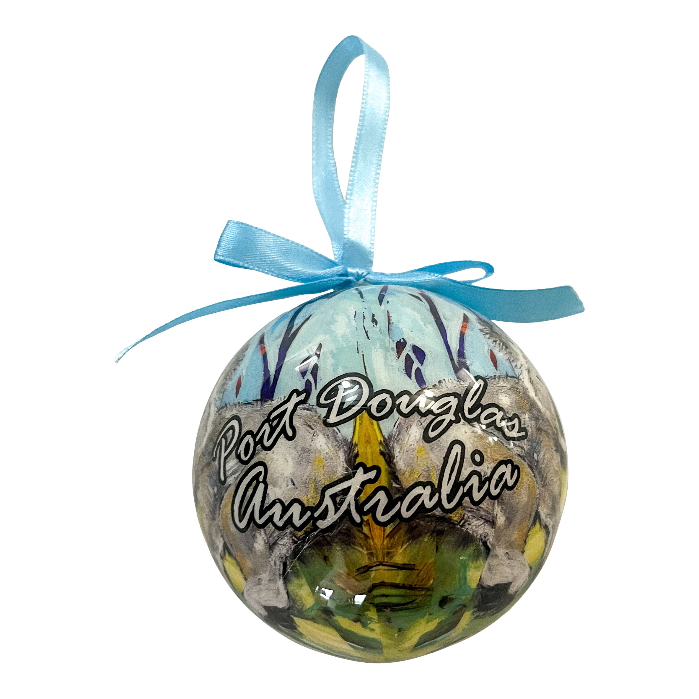 Aussie Xmas Decoration - Koala Port Douglas Australia Bauble 