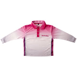 Stickbait Long Sleeve Polo Sun Shirt - Pink