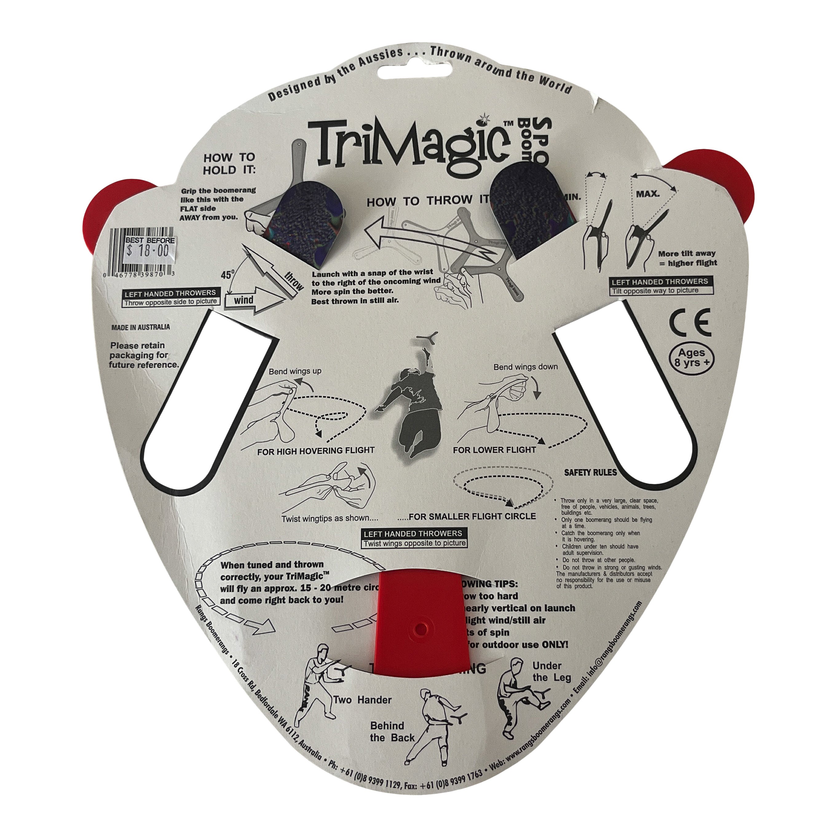 Tri Magic Kids Boomerang - Assorted Colours