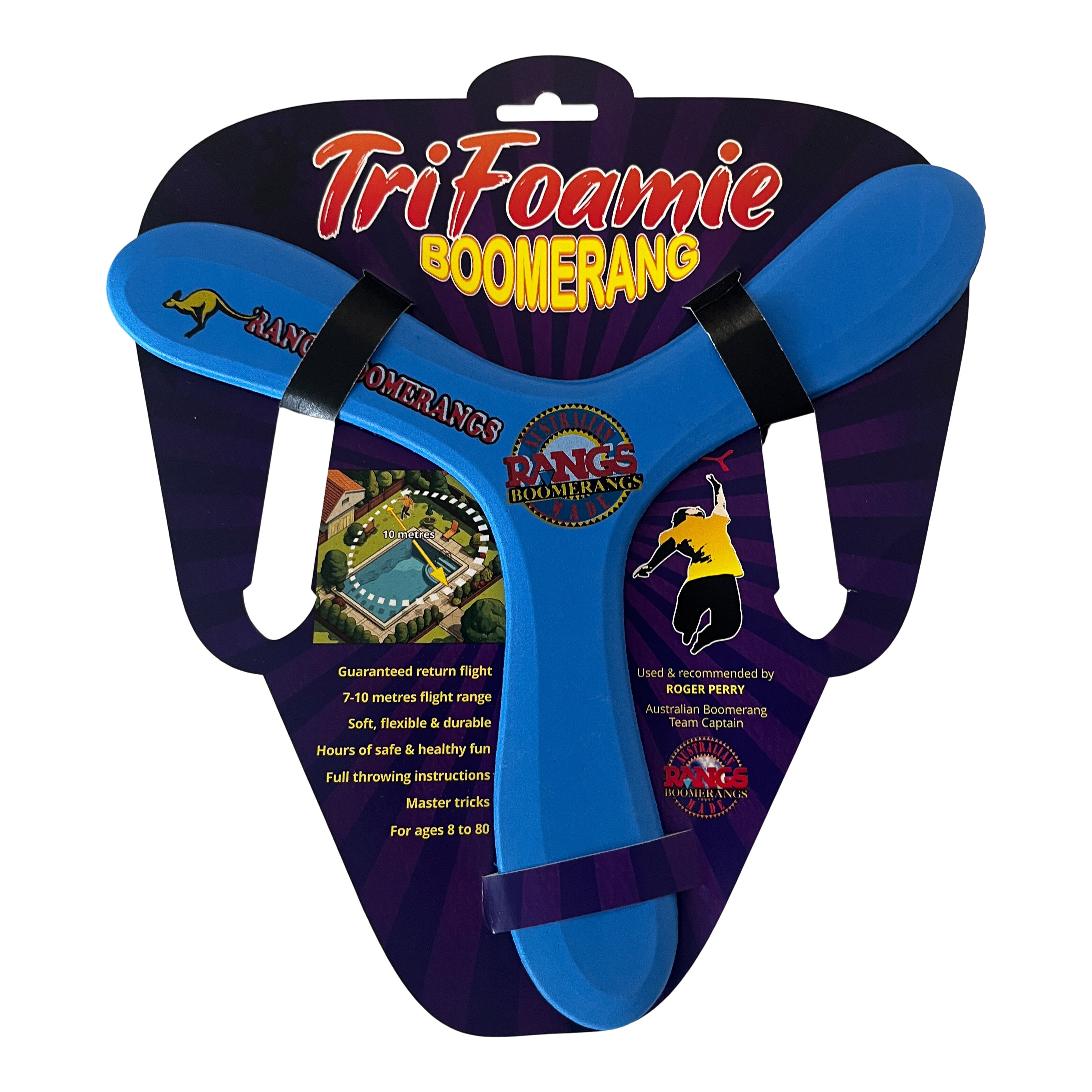 Kids Tri Foamie Boomerang - Blue