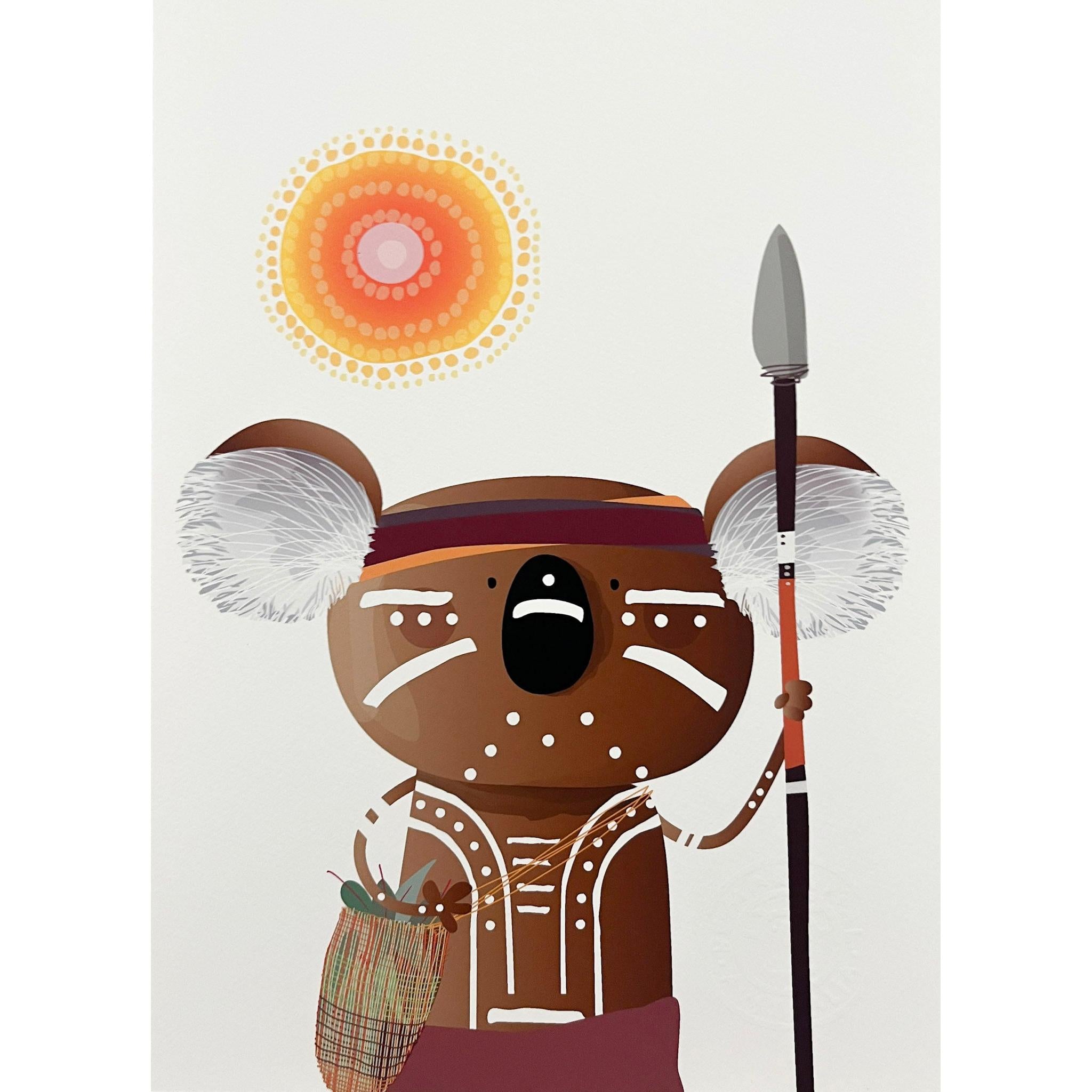 Koala Northern Territory Australia A4 Unframed Wall Print