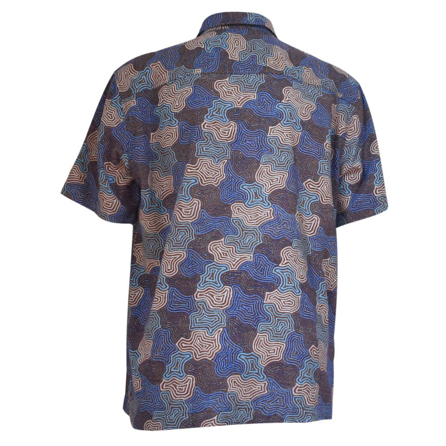 Men’s Short Sleeve Bamboo Shirt – Warna Jukurrpa