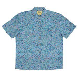 Bamboo Men's Shirt Aboriginal Art - Bush Tail Possum Dreaming