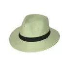 Carolina Fedora Hat in Marsala & Lime