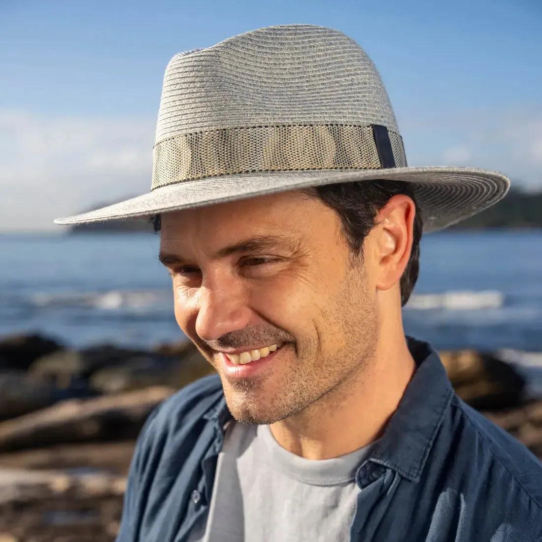 Reef Explorer Flexibraid Hat in Blue Spruce