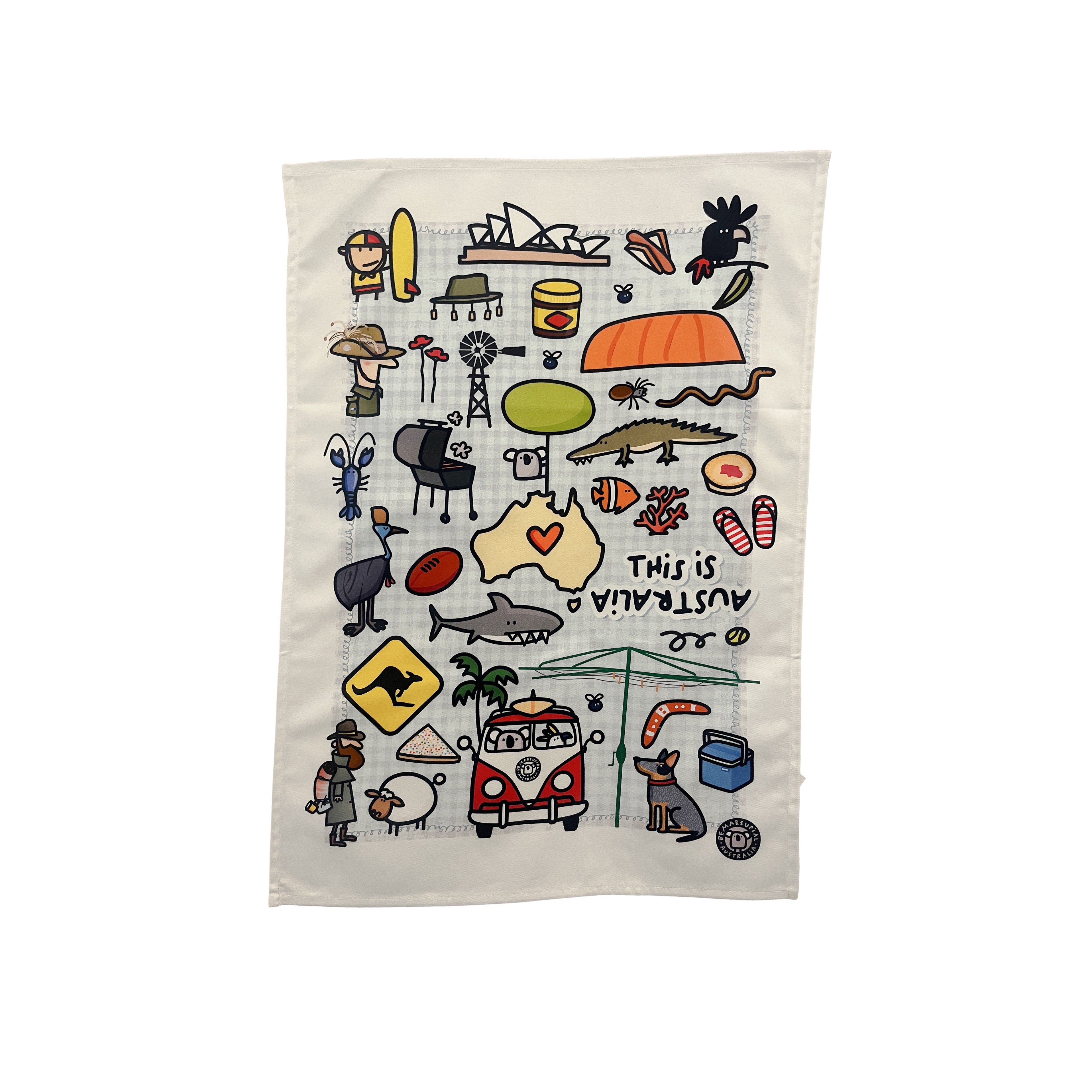 This Is Australia Souvenir Tea Towel