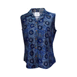 Bamboo Women's Shirt Sleeveless Aboriginal Art - Mina Mina
