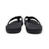 Premium Bling Orthotic Thongs - Black
