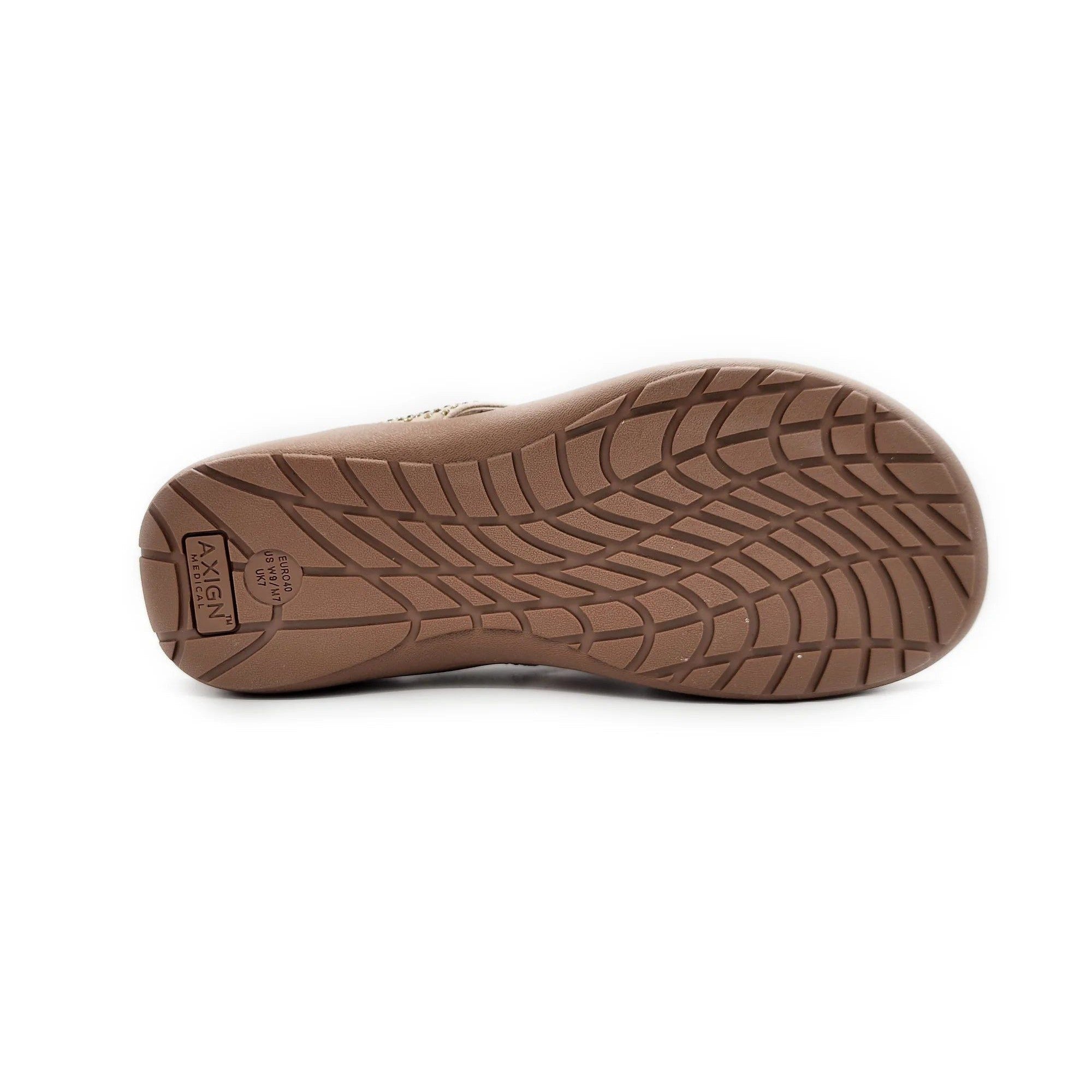 Premium Bling Orthotic Thongs - Sand